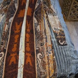 Chico's Rust and Cream Knit Sweater